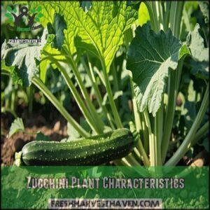 Zucchini Plant Characteristics