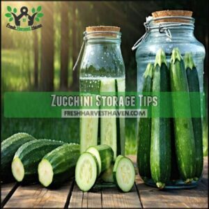 Zucchini Storage Tips