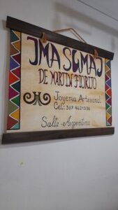 A sign for a business called Salta-Argentina.