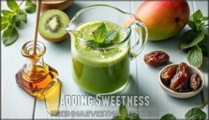 adding sweetness