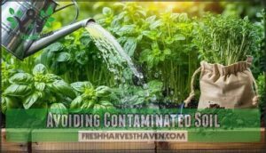 avoiding contaminated soil