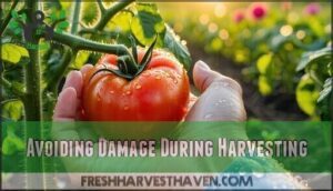 avoiding damage during harvesting