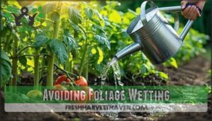 avoiding foliage wetting