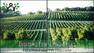 avoiding low-lying areas