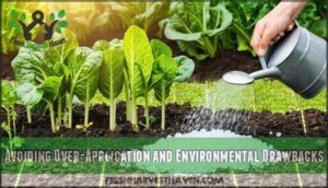 avoiding over-application and environmental drawbacks