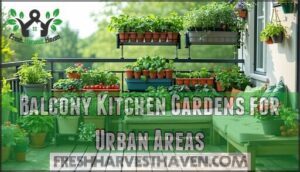 balcony kitchen gardens for urban areas