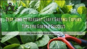 best time to harvest leafy greens