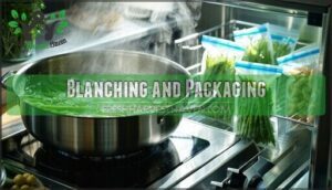 blanching and packaging