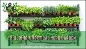 building a vertical herb garden