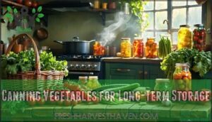 canning vegetables for long-term storage