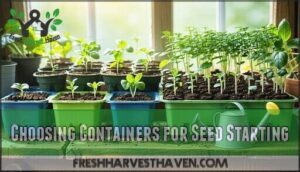 choosing containers for seed starting