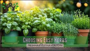 choosing easy herbs