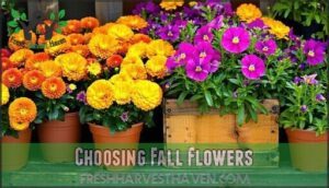 choosing fall flowers