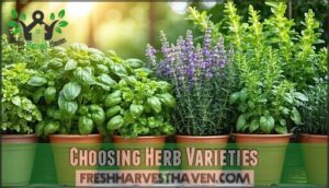 choosing herb varieties
