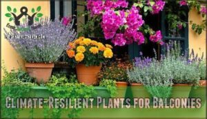 climate-resilient plants for balconies
