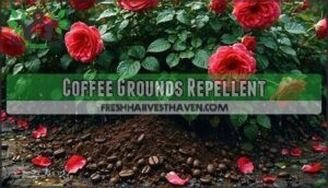 coffee grounds repellent