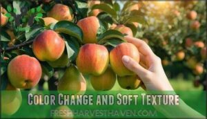 color change and soft texture