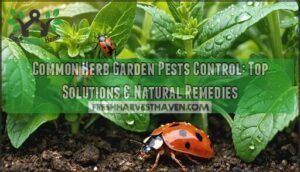common herb garden pests control