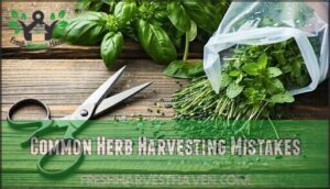 common herb harvesting mistakes