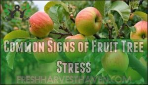 common signs of fruit tree stress