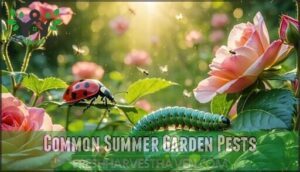 common summer garden pests