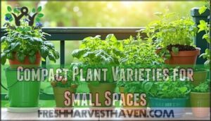 compact plant varieties for small spaces