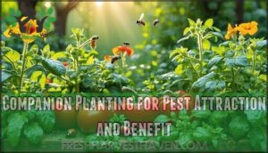 companion planting for pest attraction and benefit
