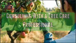 consulting with a tree care professional