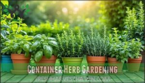 container herb gardening