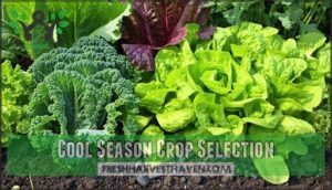 cool season crop selection