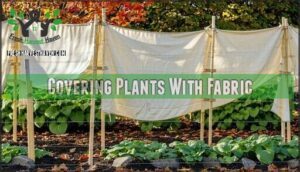covering plants with fabric
