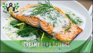 creamy herb options