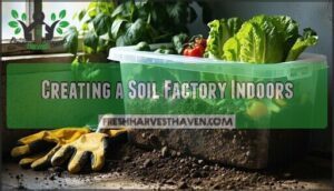 creating a soil factory indoors