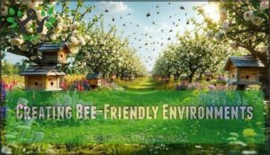 creating bee-friendly environments