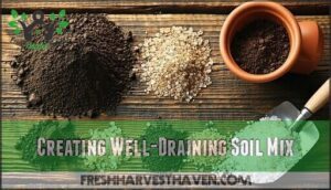 creating well-draining soil mix