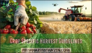 crop specific harvest guidelines