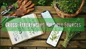 cross-referencing multiple sources