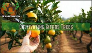 cultivating citrus trees