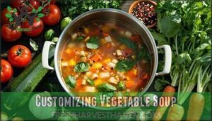 customizing vegetable soup