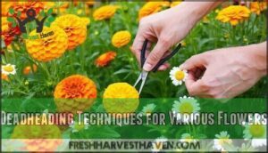 deadheading techniques for various flowers