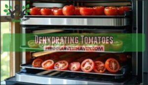 dehydrating tomatoes