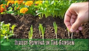 direct sowing in the garden