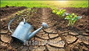 dry soil conditions