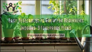 easy vegetables to grow for beginners indoors
