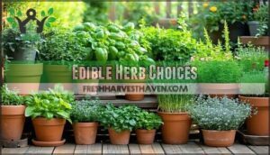 edible herb choices