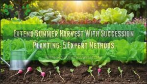 extend summer harvest with succession planting