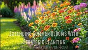 extending summer blooms with strategic planting