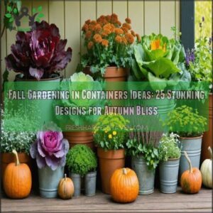 fall gardening in containers ideas