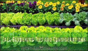 fall gardening tips and considerations