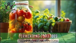 fermenting tomatoes